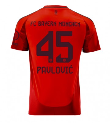 Bayern Munich Aleksandar Pavlovic #45 Hemmatröja 2024-25 Kortärmad