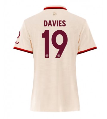 Bayern Munich Alphonso Davies #19 Tredje Tröja Dam 2024-25 Kortärmad