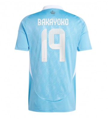 Belgien Johan Bakayoko #19 Bortatröja EM 2024 Kortärmad