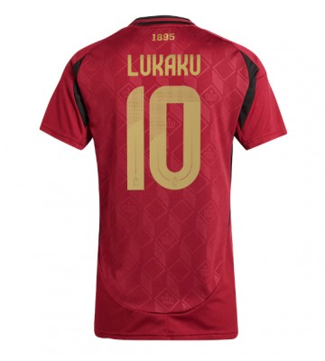 Belgien Romelu Lukaku #10 Hemmatröja Dam EM 2024 Kortärmad