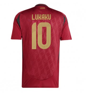 Belgien Romelu Lukaku #10 Hemmatröja EM 2024 Kortärmad