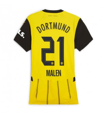 Borussia Dortmund Donyell Malen #21 Hemmatröja Dam 2024-25 Kortärmad