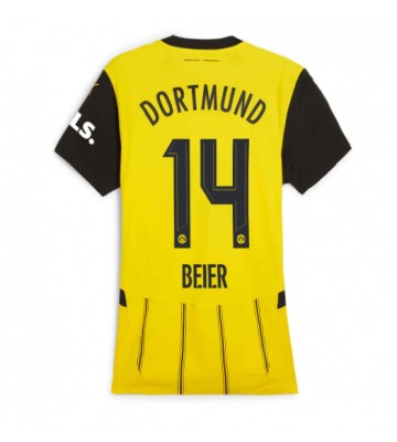 Borussia Dortmund Maximilian Beier #14 Hemmatröja Dam 2024-25 Kortärmad