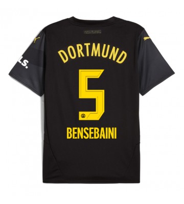 Borussia Dortmund Ramy Bensebaini #5 Bortatröja 2024-25 Kortärmad