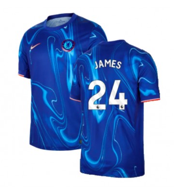 Chelsea Reece James #24 Hemmatröja 2024-25 Kortärmad