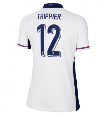 England Kieran Trippier #12 Hemmatröja Dam EM 2024 Kortärmad