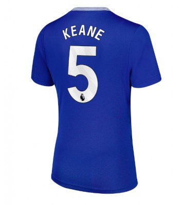 Everton Michael Keane #5 Hemmatröja Dam 2024-25 Kortärmad