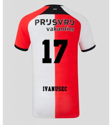 Feyenoord Luka Ivanusec #17 Hemmatröja 2024-25 Kortärmad