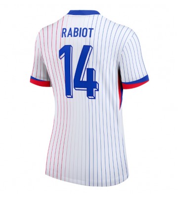 Frankrike Adrien Rabiot #14 Bortatröja Dam EM 2024 Kortärmad