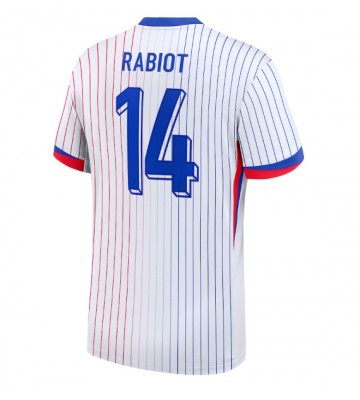 Frankrike Adrien Rabiot #14 Bortatröja EM 2024 Kortärmad