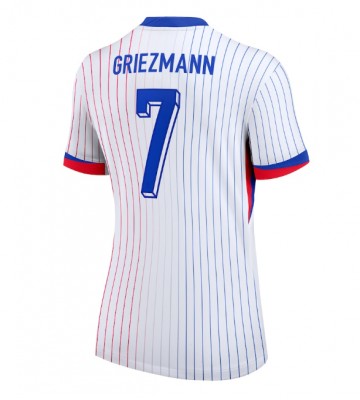 Frankrike Antoine Griezmann #7 Bortatröja Dam EM 2024 Kortärmad