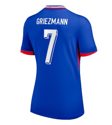 Frankrike Antoine Griezmann #7 Hemmatröja Dam EM 2024 Kortärmad