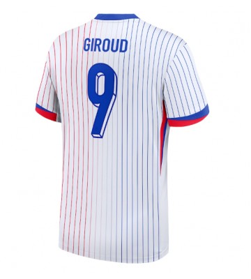 Frankrike Olivier Giroud #9 Bortatröja EM 2024 Kortärmad