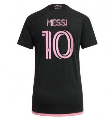 Inter Miami Lionel Messi #10 Bortatröja Dam 2024-25 Kortärmad