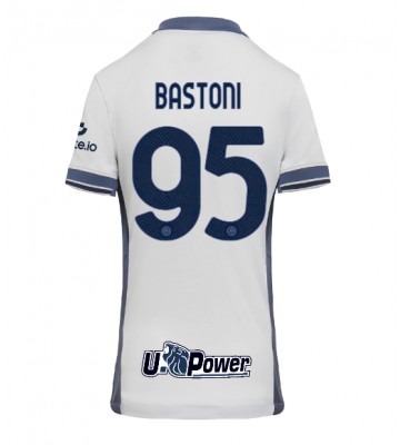 Inter Milan Alessandro Bastoni #95 Bortatröja Dam 2024-25 Kortärmad