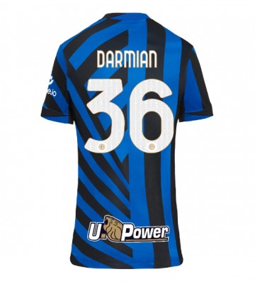 Inter Milan Matteo Darmian #36 Hemmatröja Dam 2024-25 Kortärmad