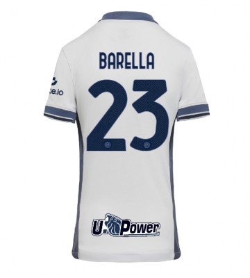 Inter Milan Nicolo Barella #23 Bortatröja Dam 2024-25 Kortärmad