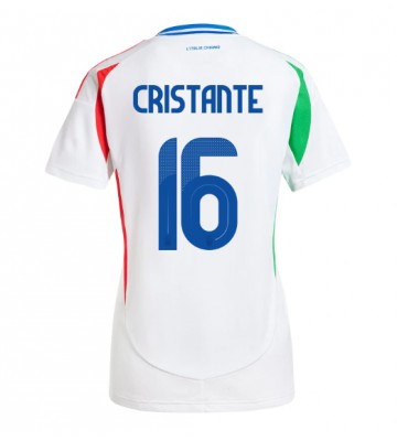 Italien Bryan Cristante #16 Bortatröja Dam EM 2024 Kortärmad