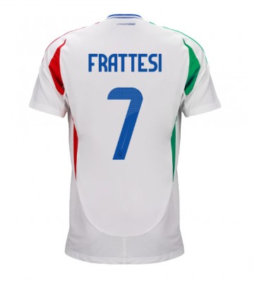 Italien Davide Frattesi #7 Bortatröja EM 2024 Kortärmad