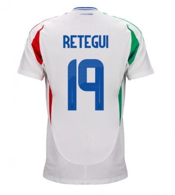 Italien Mateo Retegui #19 Bortatröja EM 2024 Kortärmad