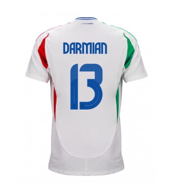 Italien Matteo Darmian #13 Bortatröja EM 2024 Kortärmad