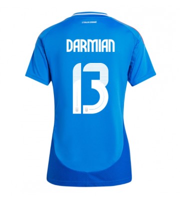 Italien Matteo Darmian #13 Hemmatröja Dam EM 2024 Kortärmad