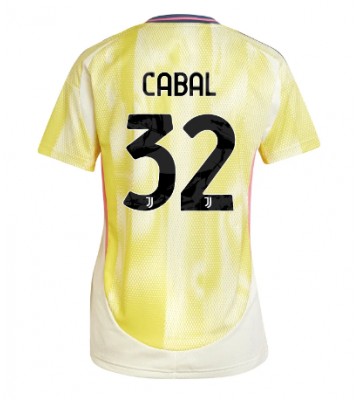 Juventus Juan Cabal #32 Bortatröja Dam 2024-25 Kortärmad