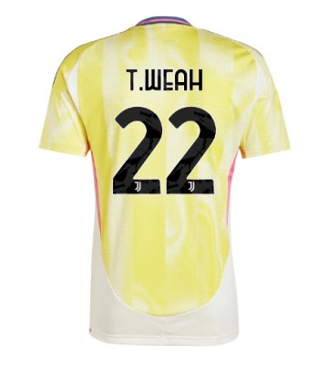 Juventus Timothy Weah #22 Bortatröja 2024-25 Kortärmad