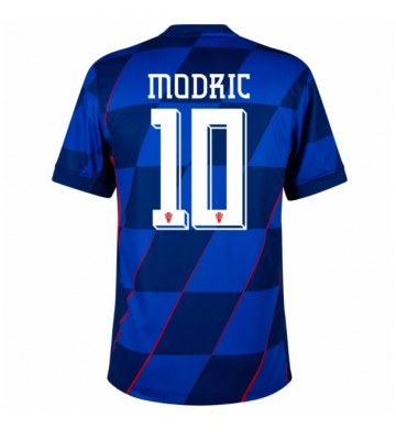 Kroatien Luka Modric #10 Bortatröja EM 2024 Kortärmad