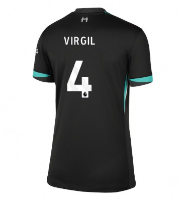 Liverpool Virgil van Dijk #4 Bortatröja Dam 2024-25 Kortärmad