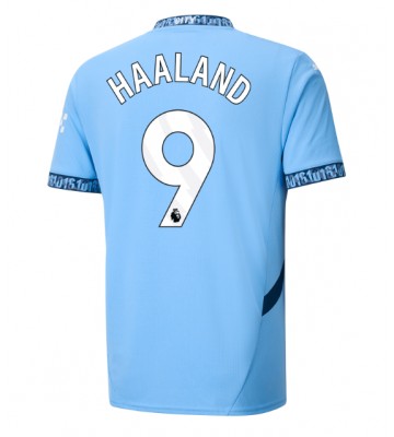 Manchester City Erling Haaland #9 Hemmatröja 2024-25 Kortärmad