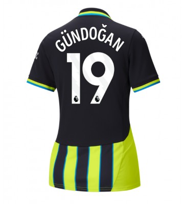 Manchester City Ilkay Gundogan #19 Bortatröja Dam 2024-25 Kortärmad