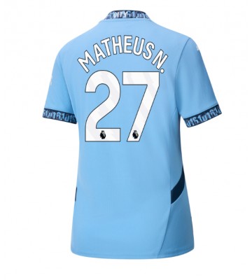 Manchester City Matheus Nunes #27 Hemmatröja Dam 2024-25 Kortärmad