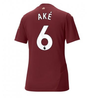 Manchester City Nathan Ake #6 Tredje Tröja Dam 2024-25 Kortärmad