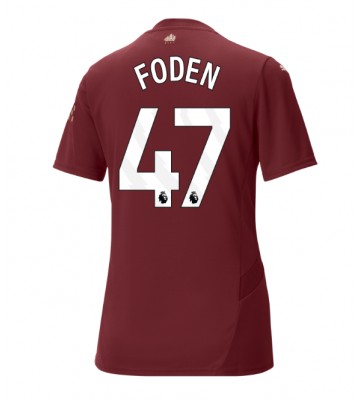 Manchester City Phil Foden #47 Tredje Tröja Dam 2024-25 Kortärmad