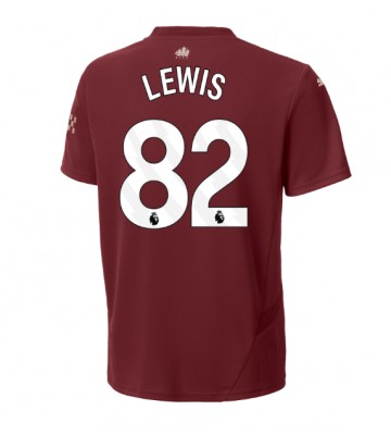 Manchester City Rico Lewis #82 Tredje Tröja 2024-25 Kortärmad