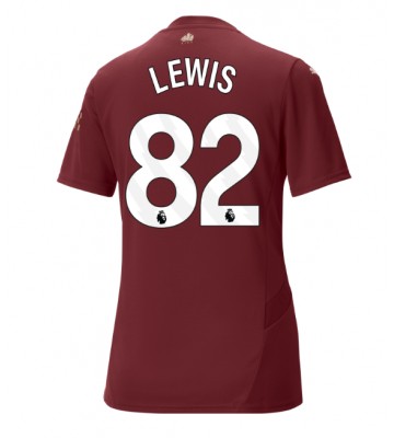 Manchester City Rico Lewis #82 Tredje Tröja Dam 2024-25 Kortärmad