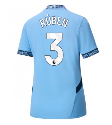 Manchester City Ruben Dias #3 Hemmatröja Dam 2024-25 Kortärmad