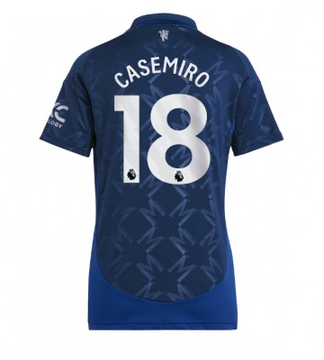 Manchester United Casemiro #18 Bortatröja Dam 2024-25 Kortärmad