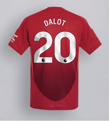 Manchester United Diogo Dalot #20 Hemmatröja 2024-25 Kortärmad