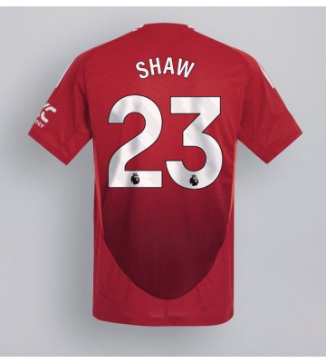 Manchester United Luke Shaw #23 Hemmatröja 2024-25 Kortärmad