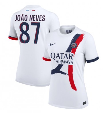 Paris Saint-Germain Joao Neves #87 Bortatröja Dam 2024-25 Kortärmad