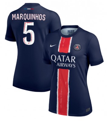 Paris Saint-Germain Marquinhos #5 Hemmatröja Dam 2024-25 Kortärmad