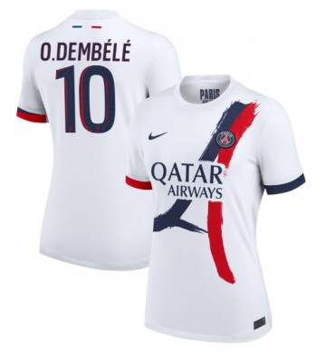 Paris Saint-Germain Ousmane Dembele #10 Bortatröja Dam 2024-25 Kortärmad