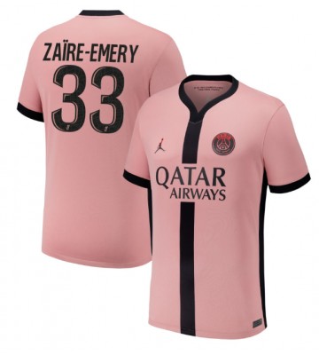 Paris Saint-Germain Warren Zaire-Emery #33 Tredje Tröja 2024-25 Kortärmad