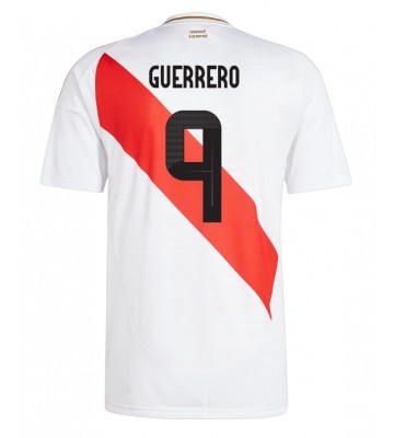 Peru Paolo Guerrero #9 Hemmatröja Copa America 2024 Kortärmad