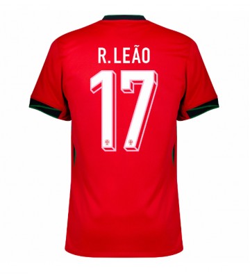 Portugal Rafael Leao #17 Hemmatröja EM 2024 Kortärmad