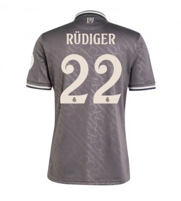 Real Madrid Antonio Rudiger #22 Tredje Tröja 2024-25 Kortärmad