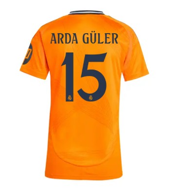 Real Madrid Arda Guler #15 Bortatröja Dam 2024-25 Kortärmad