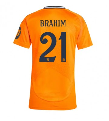 Real Madrid Brahim Diaz #21 Bortatröja Dam 2024-25 Kortärmad